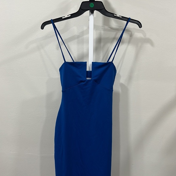 SUSANA MONACO Square Wire String Midi Dress in Calypso - Picture 3 of 7